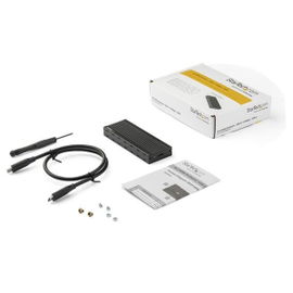 StarTech.com Caja M.2 NVMe para SSD PCIe - Caja USB 3.1 Gen 2 Type-C - USB Tipo C - Compatible con Thunderbolt 3 (M2E1BMU31C) - Caja de almacenamiento - M.2 - M.2 Card - USB 3.1 (Gen 2) - negro