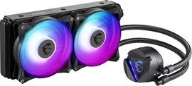 MSI MAG CORELIQUID 240R - Sistema de refrigeración líquida del procesador - (para: LGA1156, AM2, AM2+, LGA1366, AM3, LGA1155, AM3+, LGA2011, FM1, FM2, LGA1150, FM2+, LGA2011-3, LGA1151, AM4, LGA2066, LGA1200) - aluminio - 120 mm MSI MAG CORELIQUID 240R - Sistema de refrigeración líquida del procesador - (para: LGA1156, AM2, AM2+, LGA1366, AM3, LGA1155, AM3+, LGA2011, FM1, FM2, LGA1150, FM2+, LGA2011-3, LGA1151, AM4, LGA2066, LGA1200) - aluminio - 120 mm