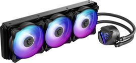 MSI MAG CORE LIQUID 360R - Sistema de refrigeración líquida del procesador - (para: LGA1156, AM2, AM2+, LGA1366, AM3, LGA1155, AM3+, LGA2011, FM1, FM2, LGA1150, FM2+, LGA2011-3, LGA1151, AM4, LGA2066, TR4, LGA1200) - aluminio - 120 mm