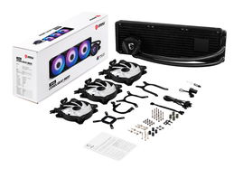 MSI MAG CORE LIQUID 360R - Sistema de refrigeración líquida del procesador - (para: LGA1156, AM2, AM2+, LGA1366, AM3, LGA1155, AM3+, LGA2011, FM1, FM2, LGA1150, FM2+, LGA2011-3, LGA1151, AM4, LGA2066, TR4, LGA1200) - aluminio - 120 mm
