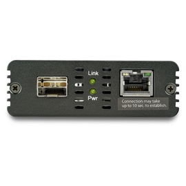 StarTech.com Conversor de Medios Ethernet de Fibra a RJ45 para Redes NBASE-T de 1/2,5/5/10Gbps - para Fibra Monomodo y Multimodo a Red de Cobre Ethernet - Puente para Redes de Fibra a Cobre