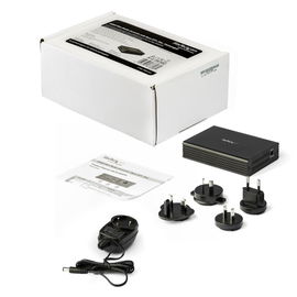 StarTech.com Conversor de Medios Ethernet de Fibra a RJ45 para Redes NBASE-T de 1/2,5/5/10Gbps - para Fibra Monomodo y Multimodo a Red de Cobre Ethernet - Puente para Redes de Fibra a Cobre