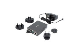 StarTech.com MCMGBSCMM055 convertidor de medio 1000 Mbit/s 850 nm Multimodo Negro