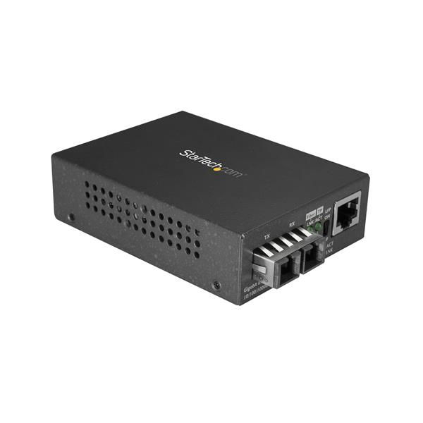 StarTech.com MCMGBSCSM10 convertidor de medio 1000 Mbit/s 1310 nm Monomodo Negro StarTech.com MCMGBSCSM10 convertidor de medio 1000 Mbit/s 1310 nm Monomodo Negro