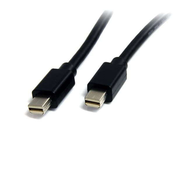StarTech.com Cable de 1m de Monitor Mini DisplayPort 1.2 Macho a MiniDP Macho- Mini DP Negro 4k