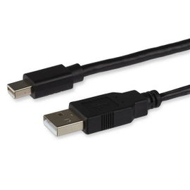 StarTech.com Adaptador Mini DisplayPort a DVI de Enlace Doble - Alimentado por USB - Negro StarTech.com Adaptador Mini DisplayPort a DVI de Enlace Doble - Alimentado por USB - Negro