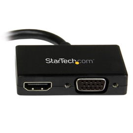 StarTech.com Adaptador Mini DP de Audio/Vídeo para Viajes - Conversor Mini DisplayPort a HDMI o VGA - 1920x1200 1080p