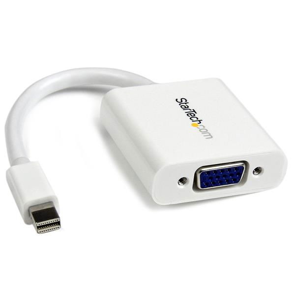 StarTech.com Adaptador Conversor de Vídeo Mini DisplayPort DP a VGA - 1920x1200 - Activo- Blanco StarTech.com Adaptador Conversor de Vídeo Mini DisplayPort DP a VGA - 1920x1200 - Activo- Blanco