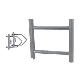 Montaje de Soporte Lateral en Forma de H para Instalar Antenas Colineales de Fibra de Vidrio a una Separación de 38 cm. de la Torre. Montaje de Soporte Lateral en Forma de H para Instalar Antenas Colineales de Fibra de Vidrio a una Separación de 38 cm. de la Torre.