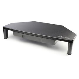 StarTech.com Soporte Base Elevador de Monitor para Estación de Trabajo de Esquina - con Ajuste de Altura
