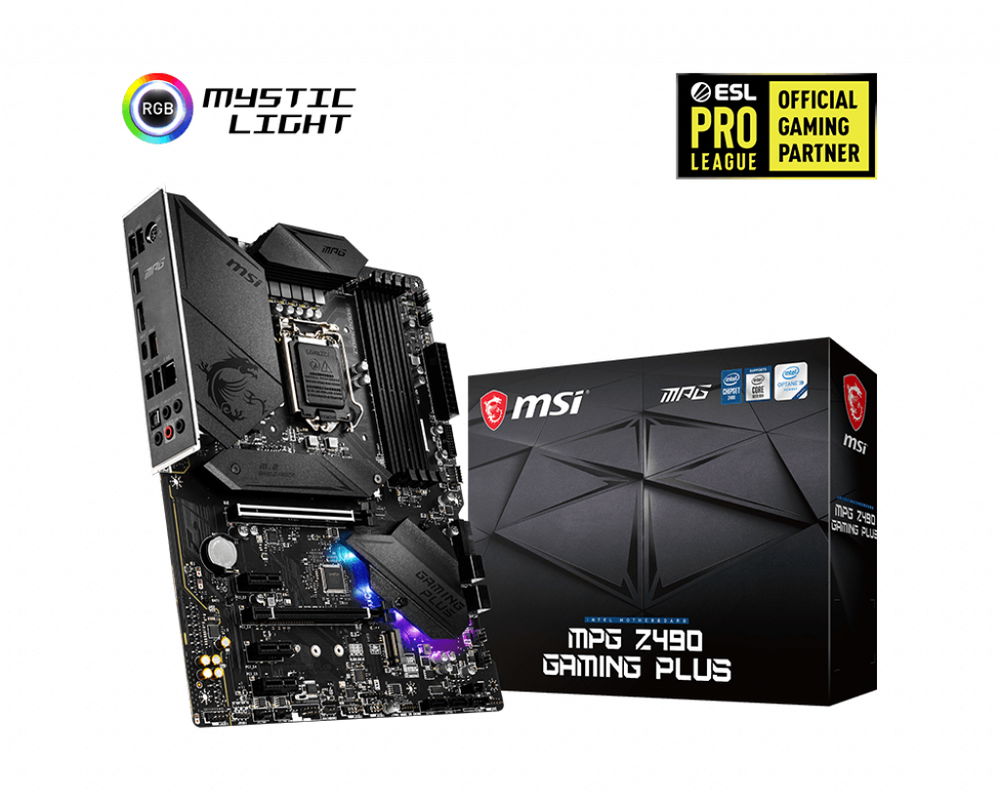 MSI MPG Z490 GAMING PLUS placa base Intel Z490 LGA 1200 ATX