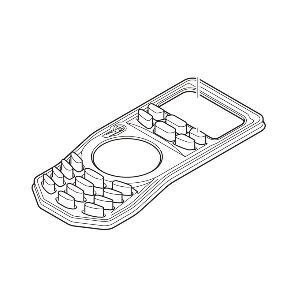 18 Rubber Packing Pad Replacement for KENWOOD Portable Radios Model: NX220/NX320
