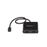 StarTech.com 2-Port Multi Monitor Adapter, USB-C to 2x HDMI Video Splitter, USB Type-C DP Alt Mode to HDMI MST Hub, Dual 4K 30Hz or 1080p 60Hz, Compatible with Thunderbolt 3, Windows Only - Multi Stream Transport (MSTCDP122HD) - Cable adaptador - 24 