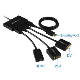 StarTech.com Splitter Multiplicador DP a 4 puertos DisplayPort - Hub MST StarTech.com Splitter Multiplicador DP a 4 puertos DisplayPort - Hub MST