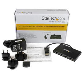 StarTech.com Splitter Multiplicador DP a 4 puertos DisplayPort - Hub MST StarTech.com Splitter Multiplicador DP a 4 puertos DisplayPort - Hub MST
