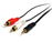 StarTech.com Cable de 1,8m de Audio Estéreo - 3,5mm a 2x RCA