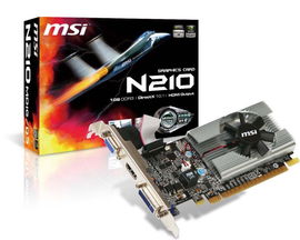 MSI N210-MD1G/D3 - Tarjeta gráfica - GF 210 - 1 GB GDDR3 - PCIe 2.0 x16 - DVI, D-Sub, HDMI MSI N210-MD1G/D3 - Tarjeta gráfica - GF 210 - 1 GB GDDR3 - PCIe 2.0 x16 - DVI, D-Sub, HDMI