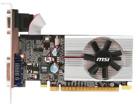 MSI N210-MD1G/D3 - Tarjeta gráfica - GF 210 - 1 GB GDDR3 - PCIe 2.0 x16 - DVI, D-Sub, HDMI MSI N210-MD1G/D3 - Tarjeta gráfica - GF 210 - 1 GB GDDR3 - PCIe 2.0 x16 - DVI, D-Sub, HDMI