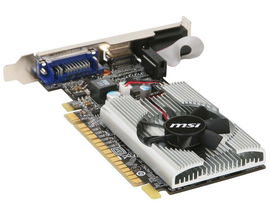 MSI N210-MD1G/D3 - Tarjeta gráfica - GF 210 - 1 GB GDDR3 - PCIe 2.0 x16 - DVI, D-Sub, HDMI MSI N210-MD1G/D3 - Tarjeta gráfica - GF 210 - 1 GB GDDR3 - PCIe 2.0 x16 - DVI, D-Sub, HDMI