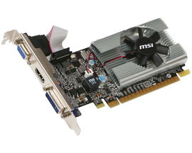 MSI N210-MD1G/D3 - Tarjeta gráfica - GF 210 - 1 GB GDDR3 - PCIe 2.0 x16 - DVI, D-Sub, HDMI MSI N210-MD1G/D3 - Tarjeta gráfica - GF 210 - 1 GB GDDR3 - PCIe 2.0 x16 - DVI, D-Sub, HDMI