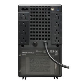 Tripp Lite OMNIVS1500 UPS No Break OmniVS Interactivo en Línea de 120V, 1500VA y 940W, Torre, Puerto USB
