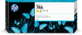 HP 746 - 300 ml - amarillo - original - DesignJet - cartucho de tinta - para DesignJet Z6, Z6dr, Z9+, Z9+dr