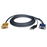Tripp Lite 19ft USB Cable Kit for KVM Switch 2-in-1 B020 / B022 Series KVMs 19' - Cable para vídeo / USB - USB, HD-15 (VGA) (M) a HD-15 (VGA) (M) - 5.79 m - moldeado