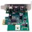 StarTech.com Adaptador Tarjeta FireWire PCI-Express Bajo Perfil de 2 Puertos F/W 800 y 1 Puerto F/W 400