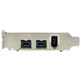 StarTech.com Adaptador Tarjeta FireWire PCI-Express Bajo Perfil de 2 Puertos F/W 800 y 1 Puerto F/W 400