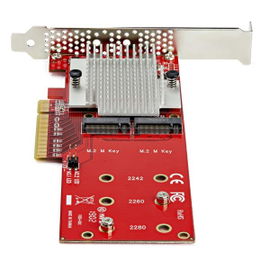 StarTech.com Adaptador PCI Express x8 para Dos SSD M.2 - PCI-E 3.0 StarTech.com Adaptador PCI Express x8 para Dos SSD M.2 - PCI-E 3.0