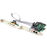 StarTech.com Tarjeta de sonido PCI Express con sonido envolvente de 7.1 canales 24bit 192 kHz