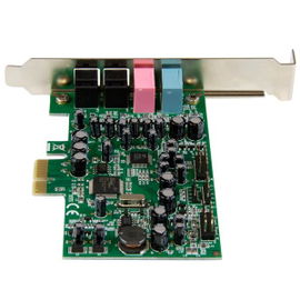 StarTech.com Tarjeta de sonido PCI Express con sonido envolvente de 7.1 canales 24bit 192 kHz StarTech.com Tarjeta de sonido PCI Express con sonido envolvente de 7.1 canales 24bit 192 kHz