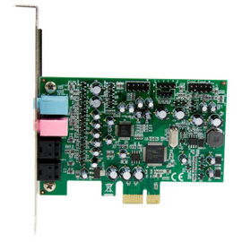 StarTech.com Tarjeta de sonido PCI Express con sonido envolvente de 7.1 canales 24bit 192 kHz StarTech.com Tarjeta de sonido PCI Express con sonido envolvente de 7.1 canales 24bit 192 kHz
