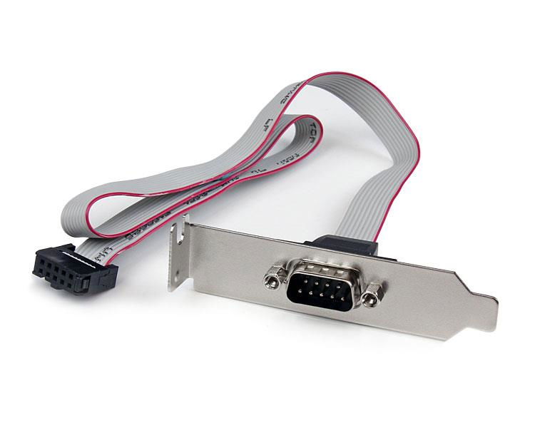 StarTech.com Adaptador de 0.4m Header Cabezal Bracket Serie Serial DB9 RS232 a IDC 10 Pines Placa Base Perfil Bajo StarTech.com Adaptador de 0.4m Header Cabezal Bracket Serie Serial DB9 RS232 a IDC 10 Pines Placa Base Perfil Bajo