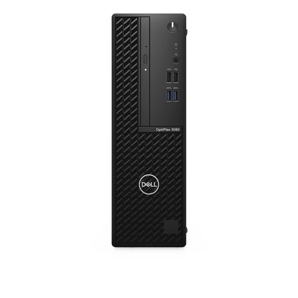 Dell OptiPlex 3080 - SFF - Core i5 10505 / hasta 4.6 GHz - RAM 8 GB - HDD 1 TB - grabadora de DVD - UHD Graphics 630 - Gigabit Ethernet - Win 10 Pro 64 bits - monitor: ninguno - negro - BTS - con 3 años de Hardware Service with Onsite Dell OptiPlex 3080 - SFF - Core i5 10505 / hasta 4.6 GHz - RAM 8 GB - HDD 1 TB - grabadora de DVD - UHD Graphics 630 - Gigabit Ethernet - Win 10 Pro 64 bits - monitor: ninguno - negro - BTS - con 3 años de Hardware Service with Onsite