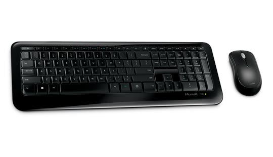 Incase Wireless Desktop 850 - Designed by Microsoft - juego de teclado y ratón - inalámbrico - 2.4 GHz - QWERTY - negro Incase Wireless Desktop 850 - Designed by Microsoft - juego de teclado y ratón - inalámbrico - 2.4 GHz - QWERTY - negro