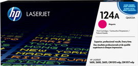 HP 124A - Magenta - original - LaserJet - cartucho de tóner (Q6003A) - para Color LaserJet 1600, 2600n, 2605, 2605dn, 2605dtn, CM1015 MFP, CM1017 MFP