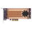 QNAP QM2-2S-220A DUAL M.2 22110/2280 SATA SSD EXPANSION CARD (PCIE GEN2 X2), LOW-PROFILE BRACKET PRE-LOADED, LOW-PROFILE FLAT AND FULL-HEIGHT ARE BUNDLED
*SHORTER VERSION TO SUPPORT TVS-X82/TS-X77 PCIE SLOT 2 & SLOT 3