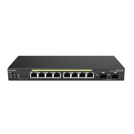 Switch PoE Administrable de 8 puertos Gigabit 802.3 af de 61.6 W y Controlador para 50 Puntos de Acceso Serie Neutron/EnTurbo. Switch PoE Administrable de 8 puertos Gigabit 802.3 af de 61.6 W y Controlador para 50 Puntos de Acceso Serie Neutron/EnTurbo.