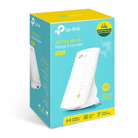 Repetidor / Extensor de Cobertura WiFi AC, 750 Mbps, doble banda 2.4 GHz y 5 GHz, con 1 puerto 10/100 Mbps