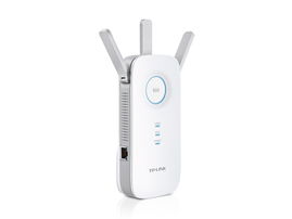 Repetidor / Extensor de Cobertura WiFi AC, 1750 Mbps, doble banda 2.4 GHz y 5 GHz, con 1 puerto 10/100/1000 Mbps, 3 antenas externas