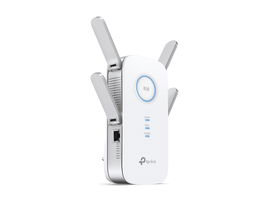 Repetidor / Extensor de Cobertura WiFi AC, 2600 Mbps, doble banda 2.4 GHz y 5 GHz, con 1 puerto 10/100/1000 Mbps, 4 antenas externas