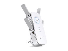 Repetidor / Extensor de Cobertura WiFi AC, 2600 Mbps, doble banda 2.4 GHz y 5 GHz, con 1 puerto 10/100/1000 Mbps, 4 antenas externas