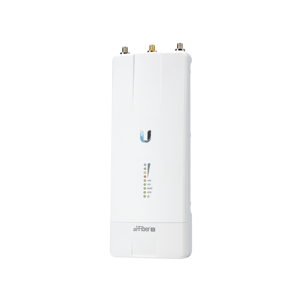 Radio de Backhaul conectorizado de alta capacidad, con tecnología airFiber hasta 687 Mbps*, banda licenciada 3 GHz (3300-3900 MHz*)