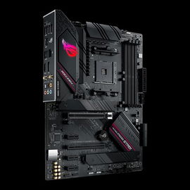 ASUS ROG STRIX B550-F GAMING (WI-FI) - Placa base - ATX - Socket AM4 - AMD B550 Chipset - USB-C Gen2, USB 3.2 Gen 1, USB 3.2 Gen 2 - 2.5 Gigabit LAN, Wi-Fi, Bluetooth - Tarjeta gráfica (CPU necesaria) - HD Audio (8-canales)