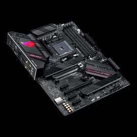 ASUS ROG STRIX B550-F GAMING (WI-FI) - Placa base - ATX - Socket AM4 - AMD B550 Chipset - USB-C Gen2, USB 3.2 Gen 1, USB 3.2 Gen 2 - 2.5 Gigabit LAN, Wi-Fi, Bluetooth - Tarjeta gráfica (CPU necesaria) - HD Audio (8-canales)