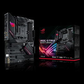 ASUS ROG STRIX B550-F GAMING (WI-FI) - Placa base - ATX - Socket AM4 - AMD B550 Chipset - USB-C Gen2, USB 3.2 Gen 1, USB 3.2 Gen 2 - 2.5 Gigabit LAN, Wi-Fi, Bluetooth - Tarjeta gráfica (CPU necesaria) - HD Audio (8-canales)