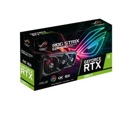 ASUS ROG-STRIX-RTX3060TI-O8G-GAMING - OC Edition - tarjeta gráfica - GF RTX 3060 Ti - 8 GB GDDR6 - PCIe 4.0 x16 - 2 x HDMI, 3 x DisplayPort