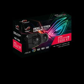 ASUS ROG-STRIX-RX5500XT-O8G-GAMING - OC Edition - tarjeta gráfica - Radeon RX 5500 XT - 8 GB GDDR6 - PCIe 4.0 x16 - HDMI, 3 x DisplayPort ASUS ROG-STRIX-RX5500XT-O8G-GAMING - OC Edition - tarjeta gráfica - Radeon RX 5500 XT - 8 GB GDDR6 - PCIe 4.0 x16 - HDMI, 3 x DisplayPort