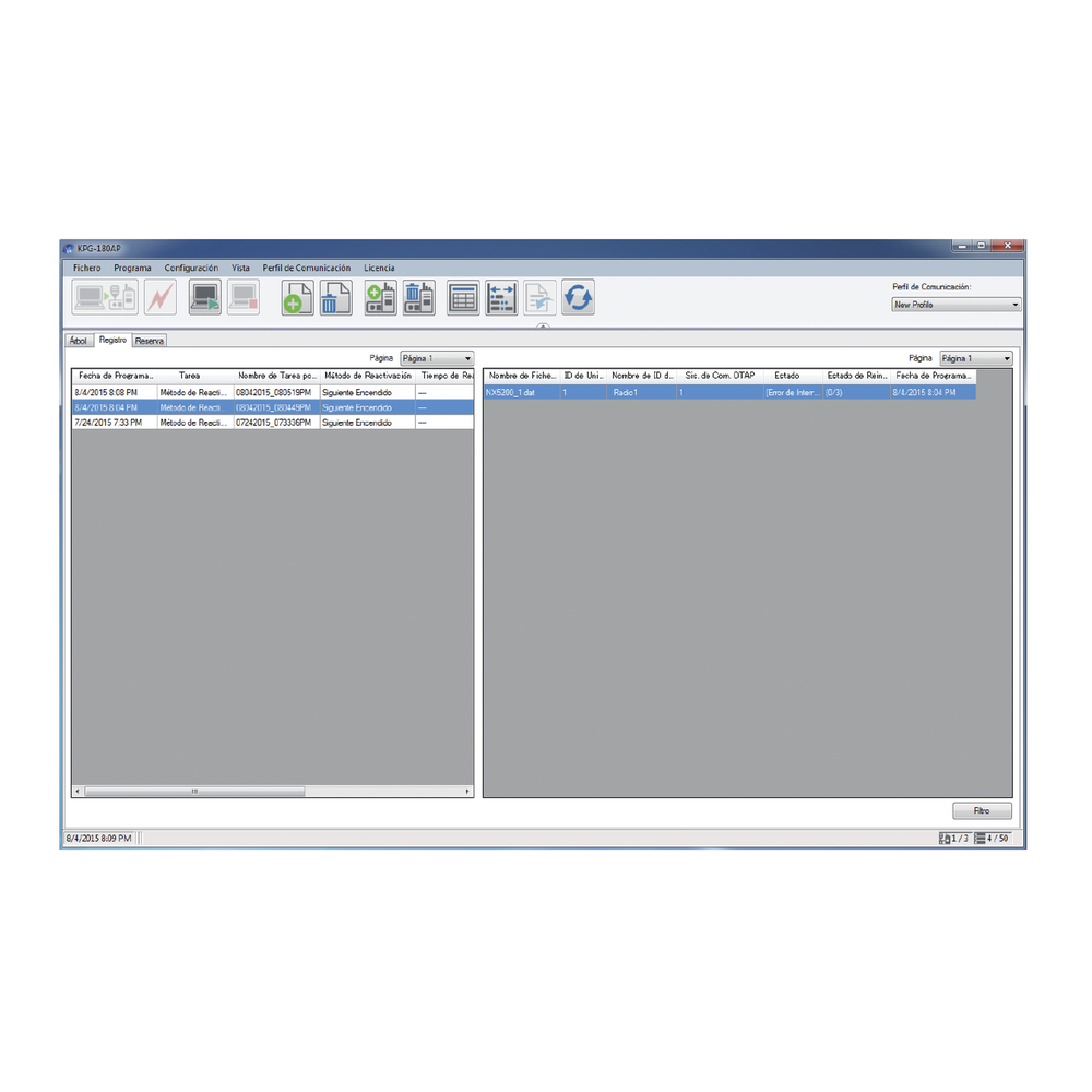Over the air programming software OTAP for NX-300/5000 series